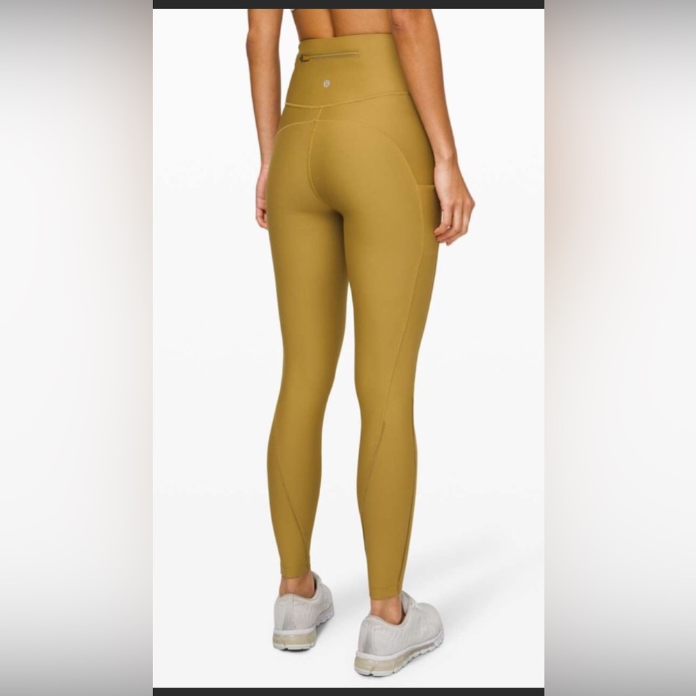 Lululemon Grape Leaf Fleece Leggings